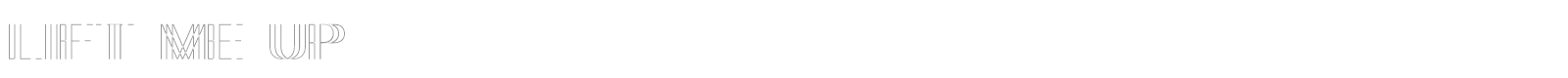 Lift Me Up font preview